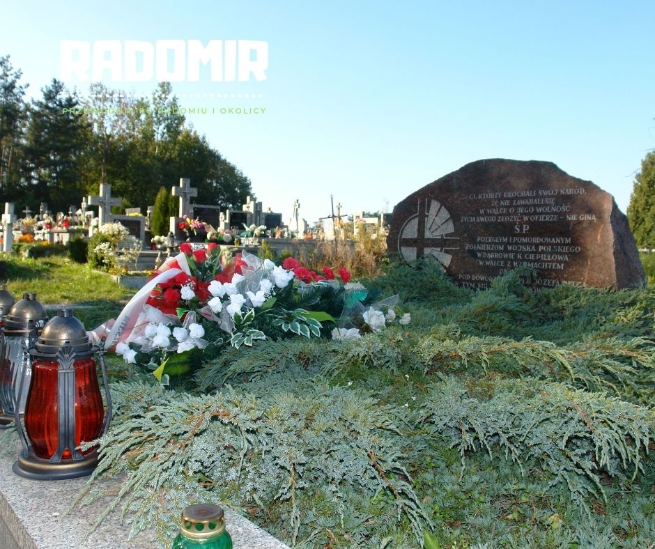 Ciepielów - pomnik na cmentarzu